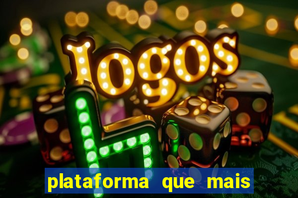 plataforma que mais paga no fortune tiger